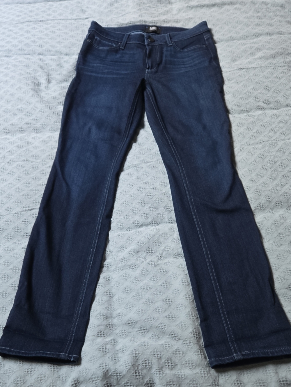 PAIGE Dark Indigo Skinny Jeans